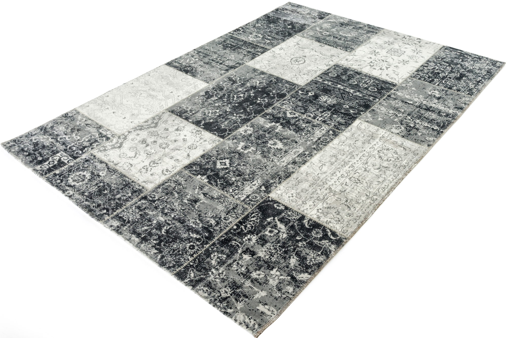 Vloerkleed dark grey 230x330 cm