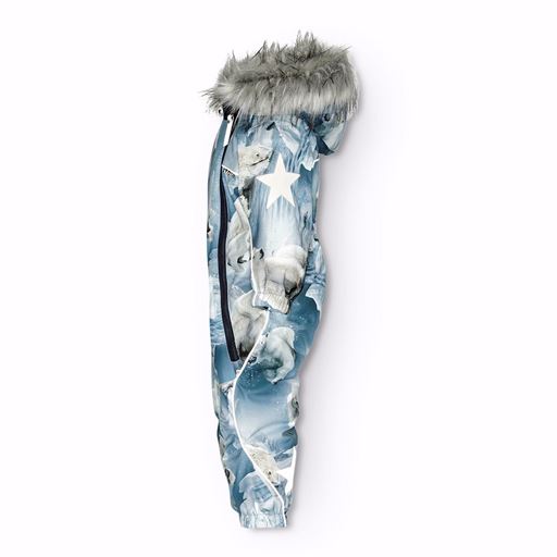 Molo Pyxis Fur Flyverdragt, Polar Bear Joy, 92 cm