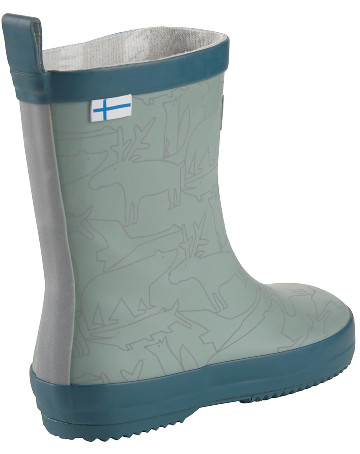 Gummistiefel KUMI in green bay reflective