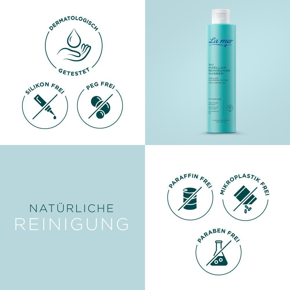 La mer 3in1 MIZELLENREINIGUNGSWASSER