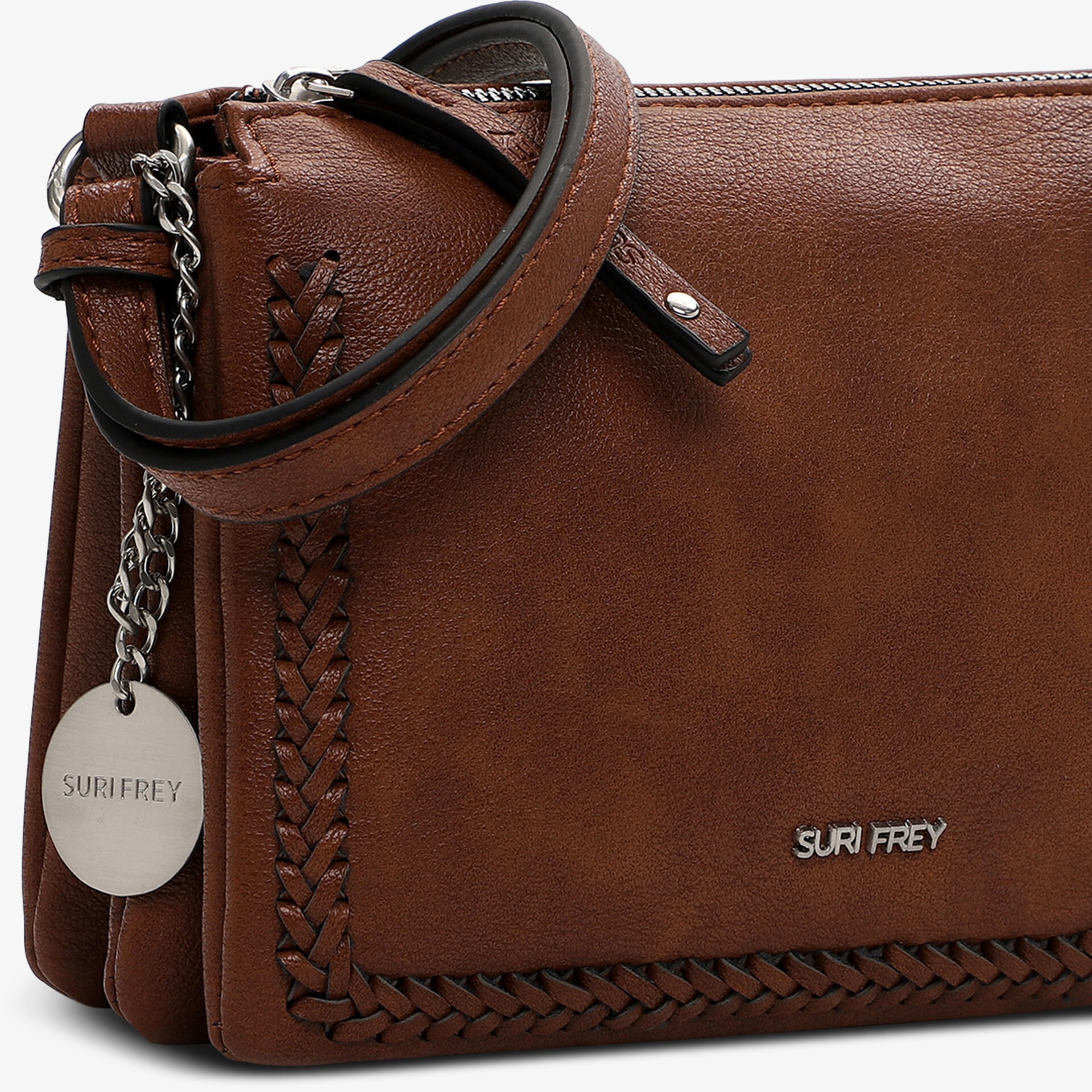 SURI FREY Damen Handtasche cognac