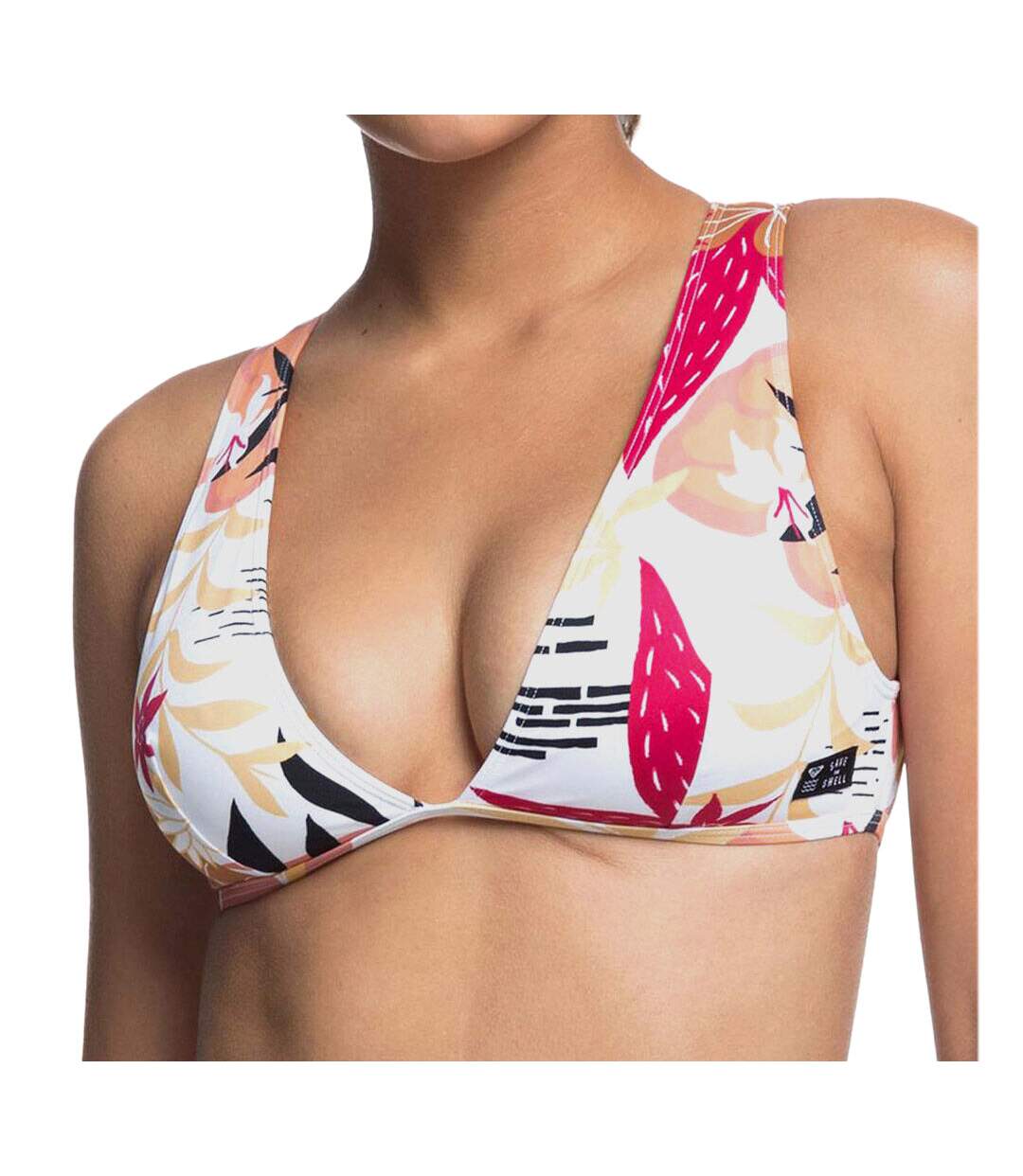 Haut De Bikini Jaune Femme Roxy Pop Surf