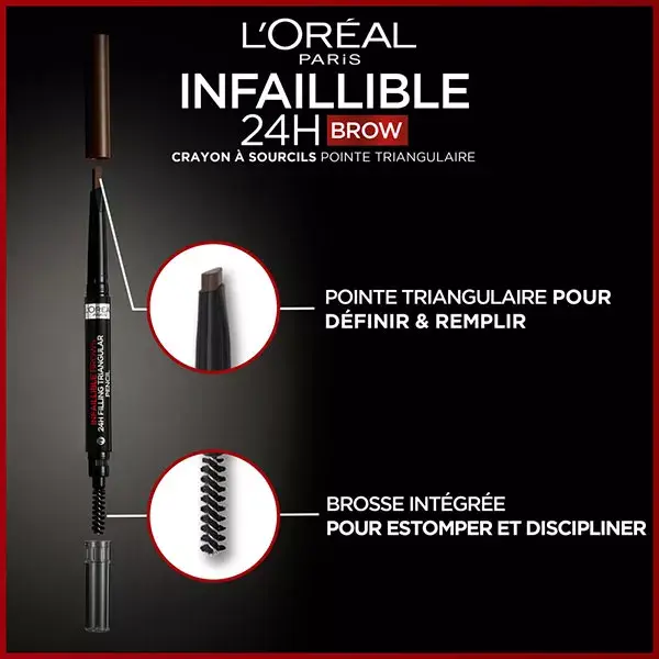 Lápis para Sobrancelhas L'Oréal Paris Infallible Brows 24h nº 7 Loiro 1ml