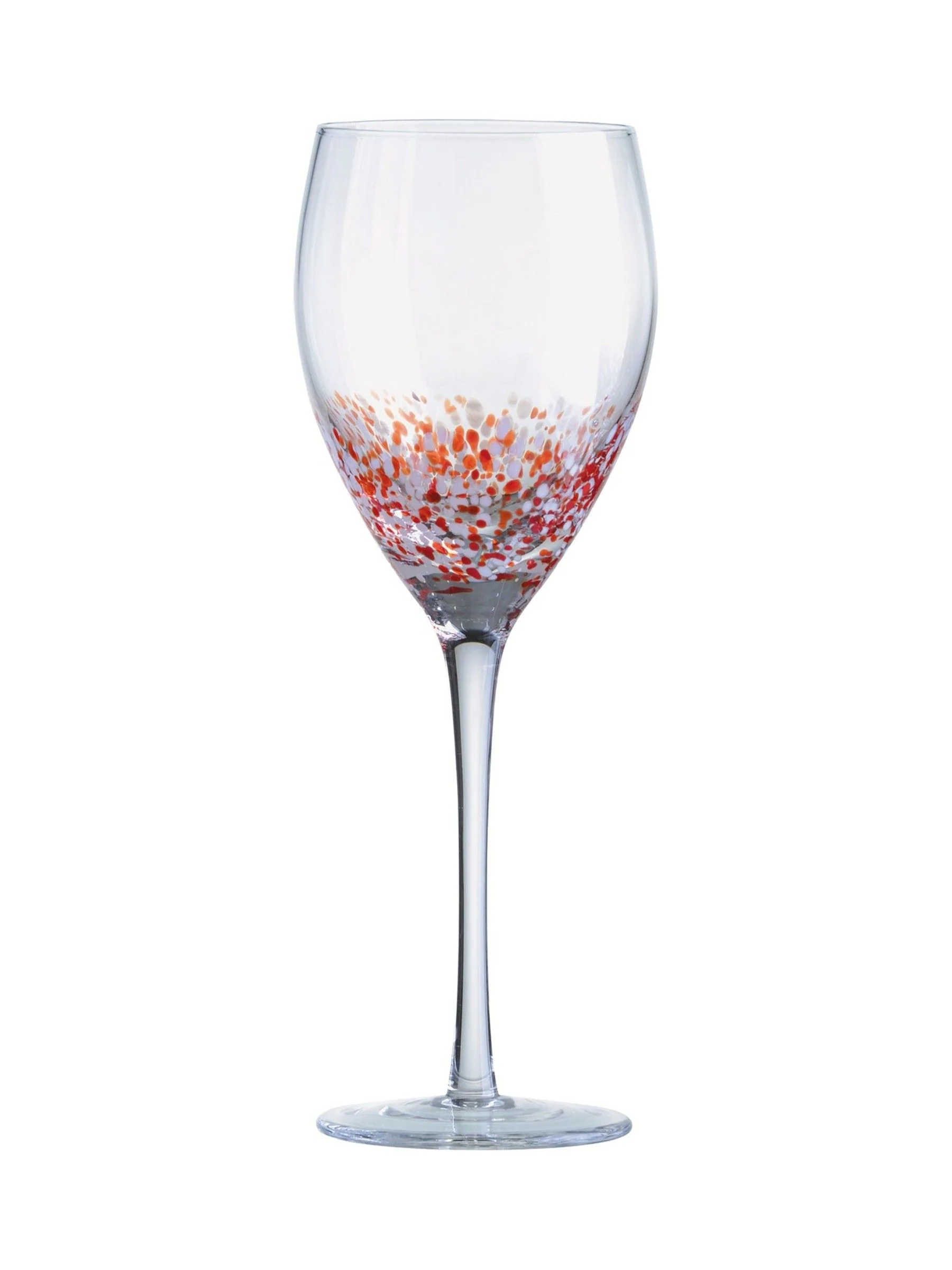 Anton Studio Designs Set of 4 Speckle Wine Glasses