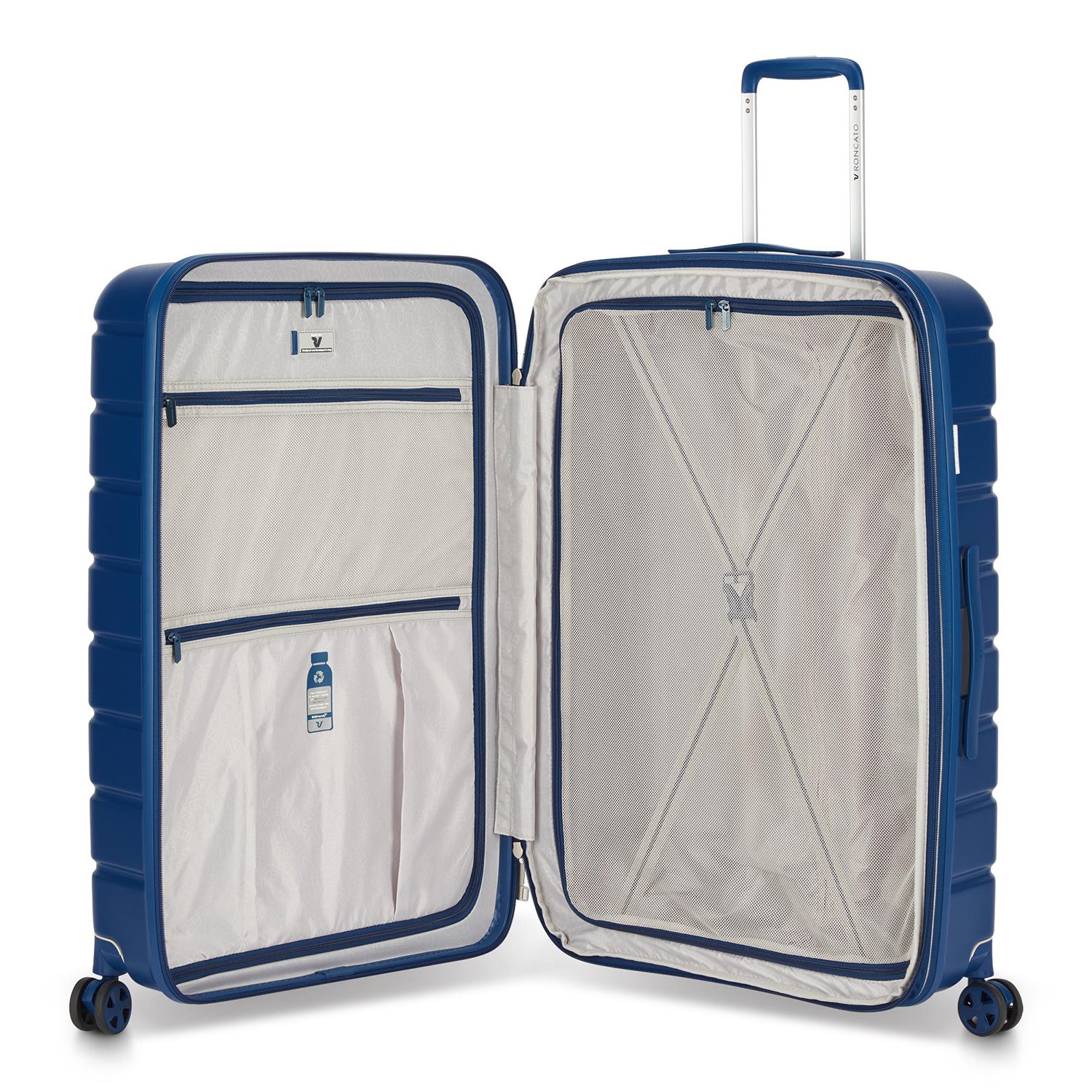Roncato ReLIFE Expandable Trolley 78 Detachable Wheels blu notte