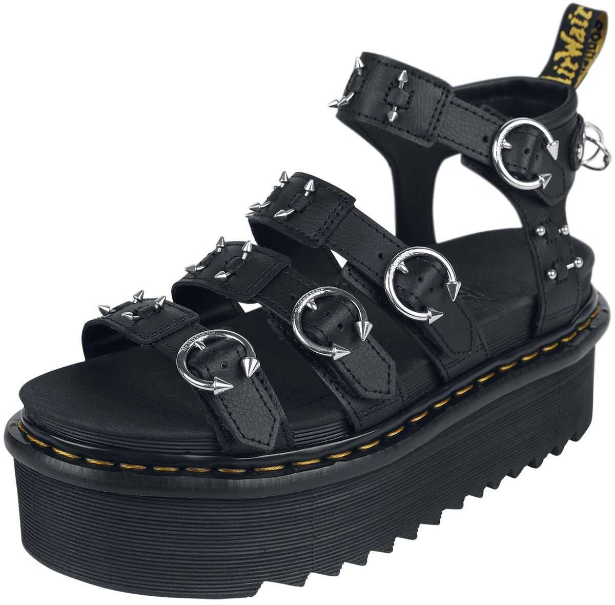 Blaire Quad HDW - Black Athena | Dr. Martens Tongs