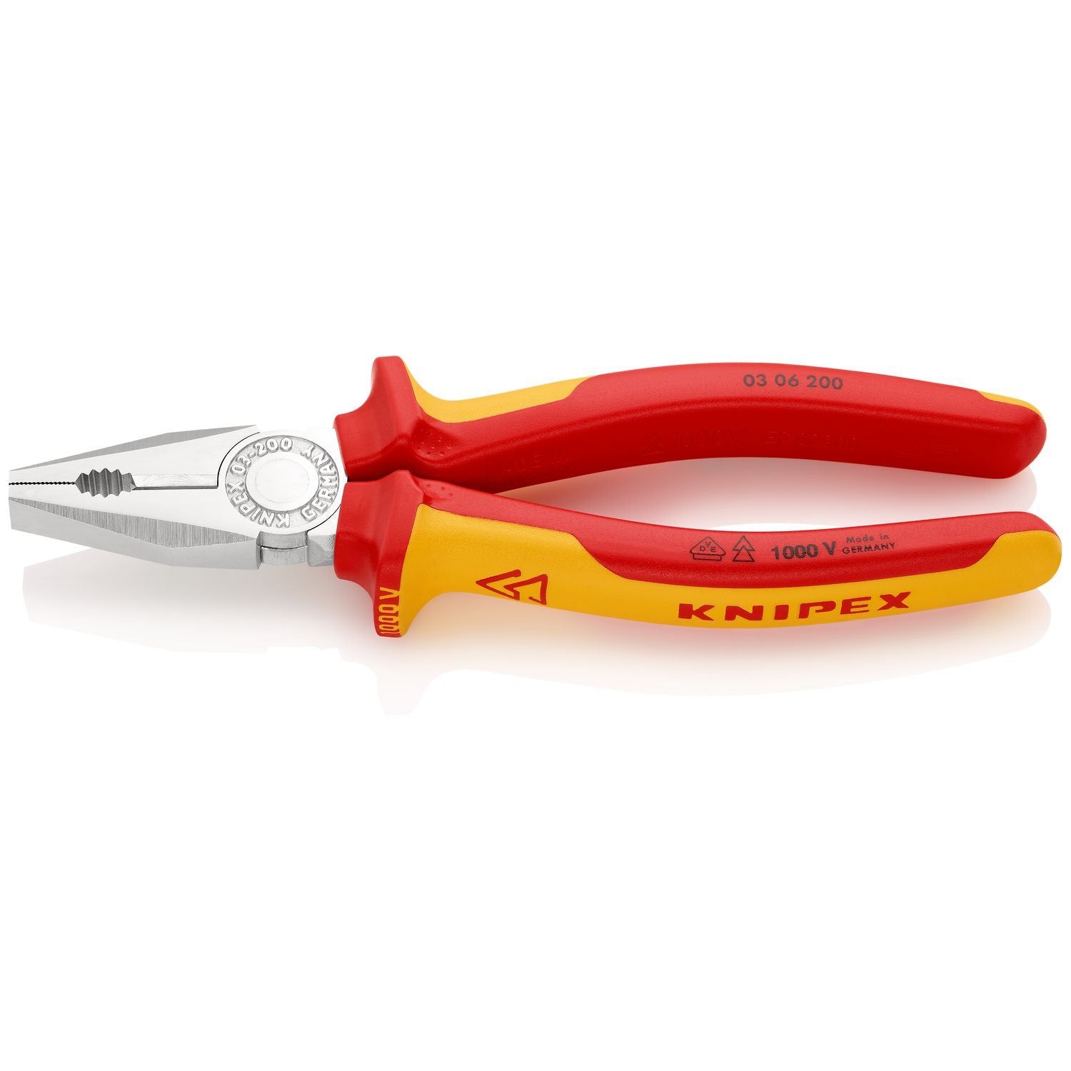 Knipex 03 06 200 Combitang Verchroomd Comfort VDE 200mm