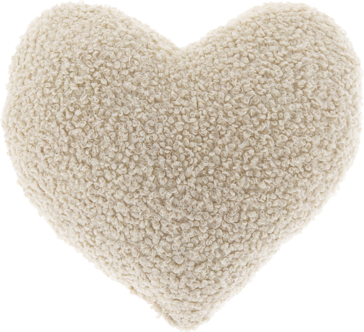 Unique Living sierkussen Curly crème 40 x 40 cm