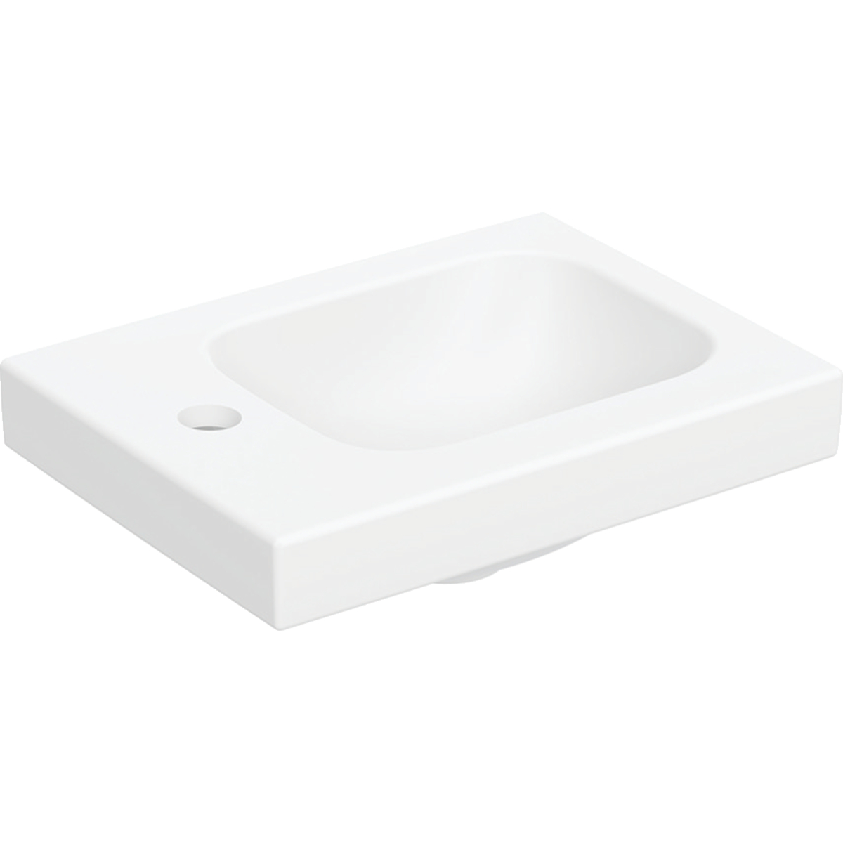 Geberit iCon Light fontein met kraangat links 38cm wit