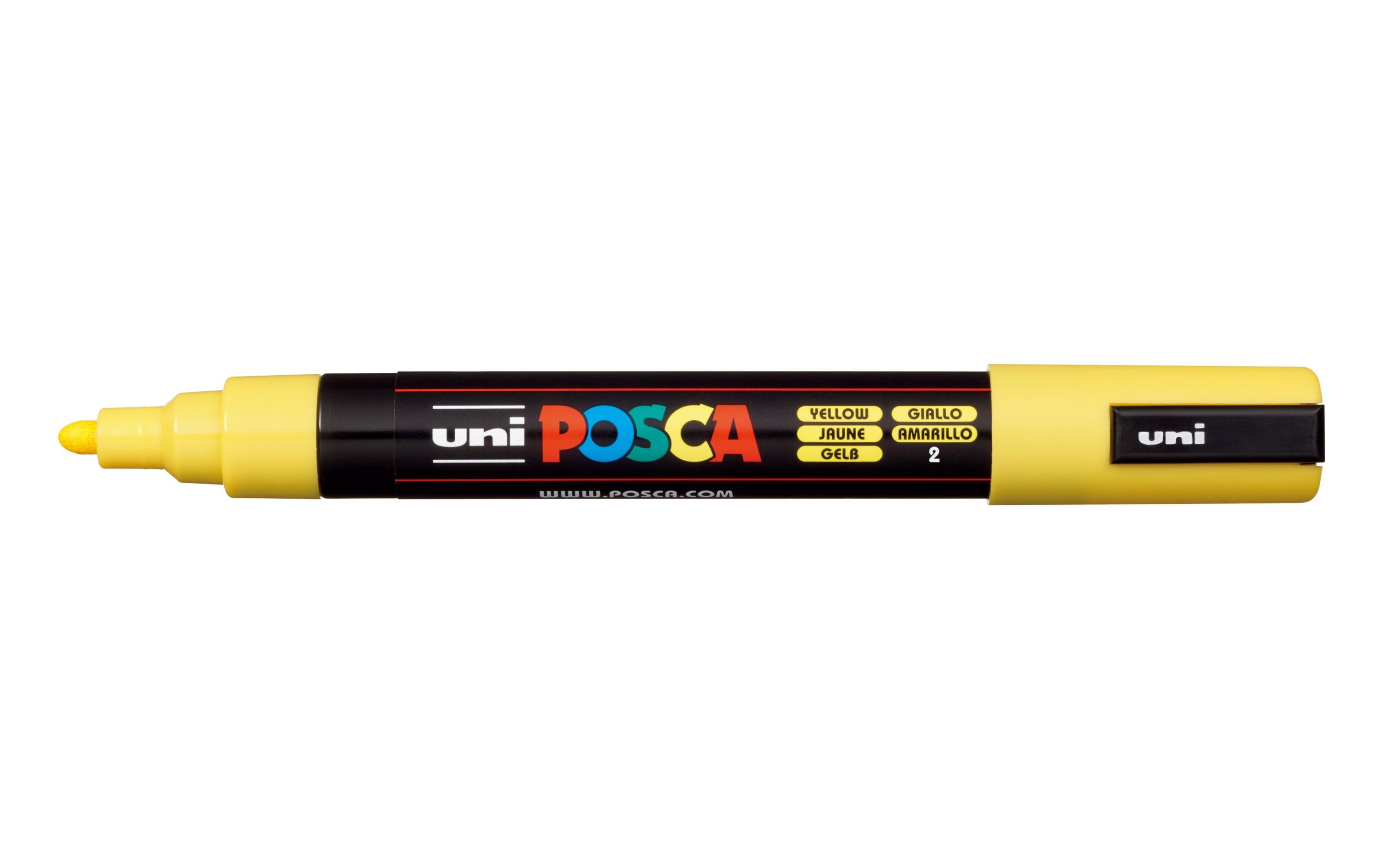 Permanent-Marker POSCA 1.8-2.5 mm GelbUniversell einsetzbarer Marker