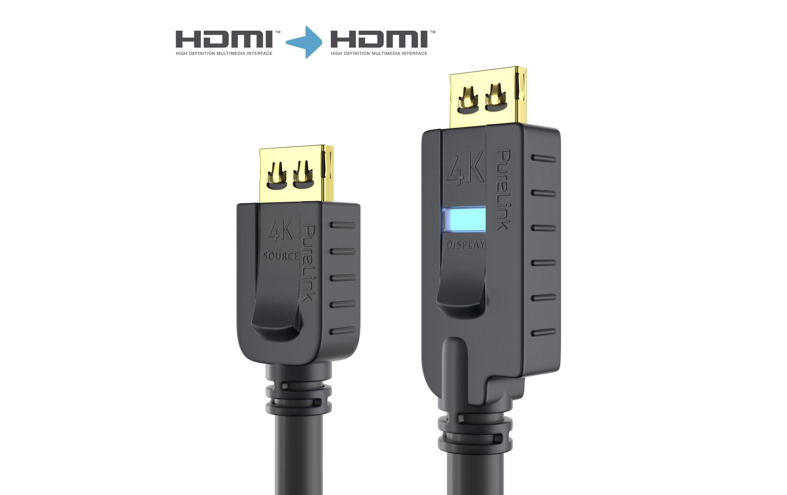 Kabel Aktiv 4K High Speed HDMI mit Ethernet Kanal 5 mAktives 4K High Speed HDMI Kabel mit Ethernet Kanal