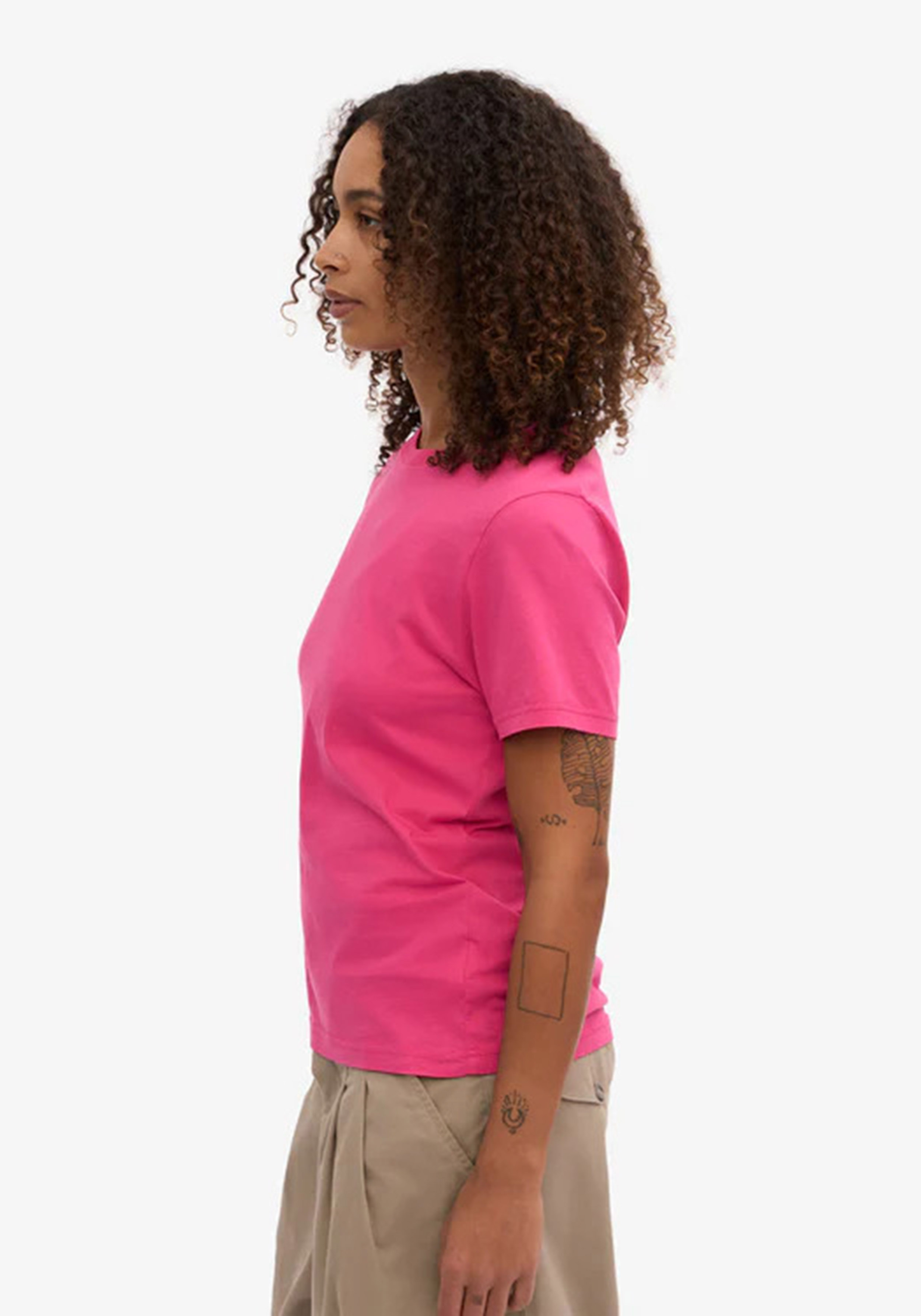 Colorful Standard Damen-T-Shirt Bubblegum Pink