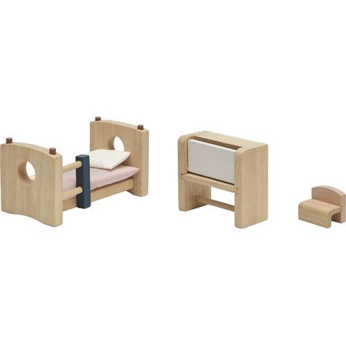 Plan toys poppenhuis kinderkamer - orchard