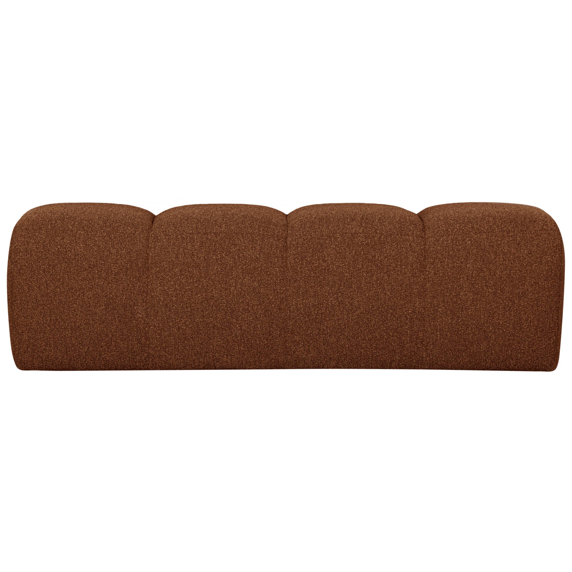 Eetbankje Mojo 164 cm Mojo Eetbankje 164 cm - Bouclé - Roestbruin Melange