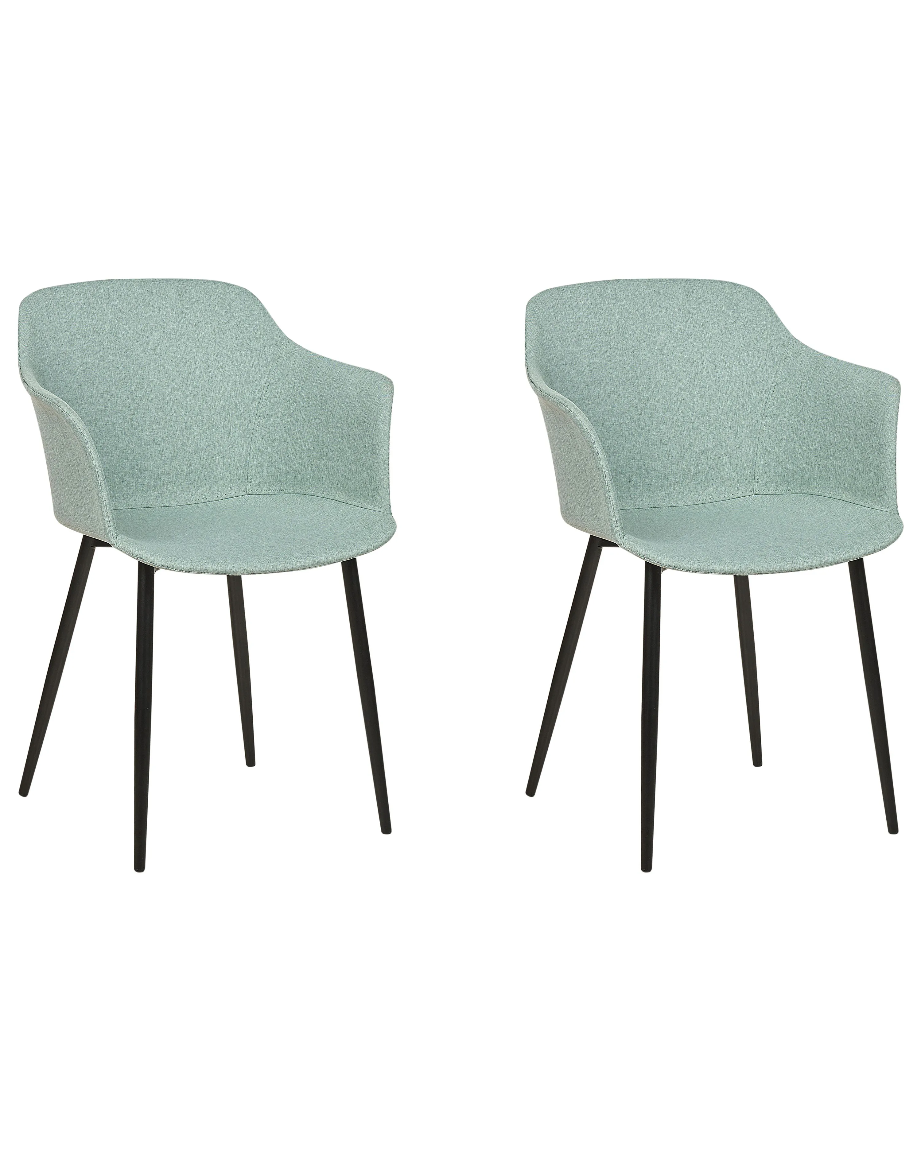 Set van 2 eetkamerstoelen ELIM Mintgroen