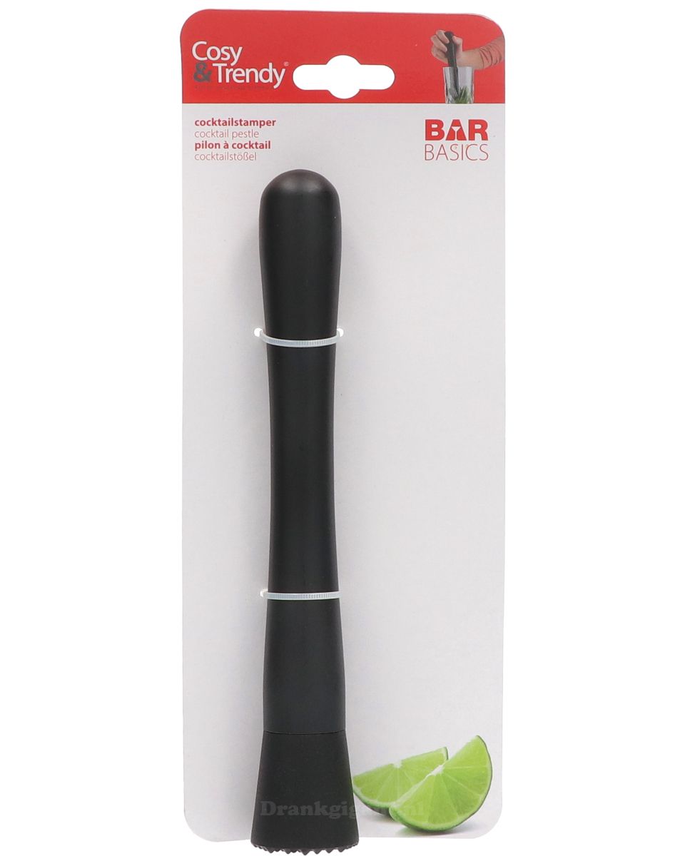 Cosy & Trendy Cocktailstamper Zwart