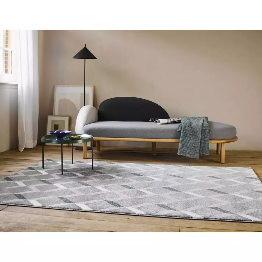 Esprit Kurzflorteppich Rica grau