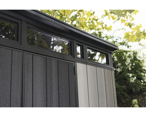 Keter Artisan 11x7 tuinhuis inclusief vloer 342 x 218 cm houtlook