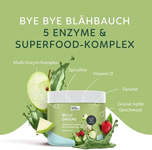 Shape Republic Belly Greens - Greens Pulver