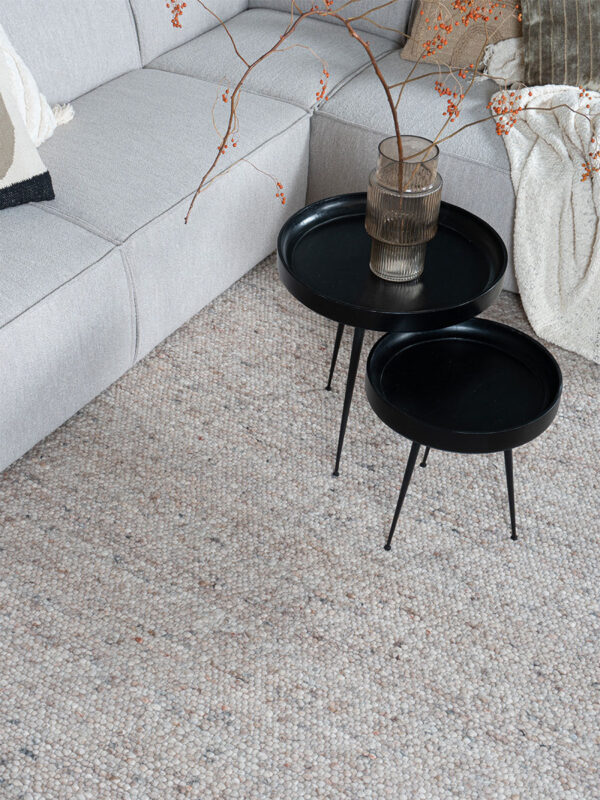 Vloerkleed Stone Donker Beige 200 x 280 cm