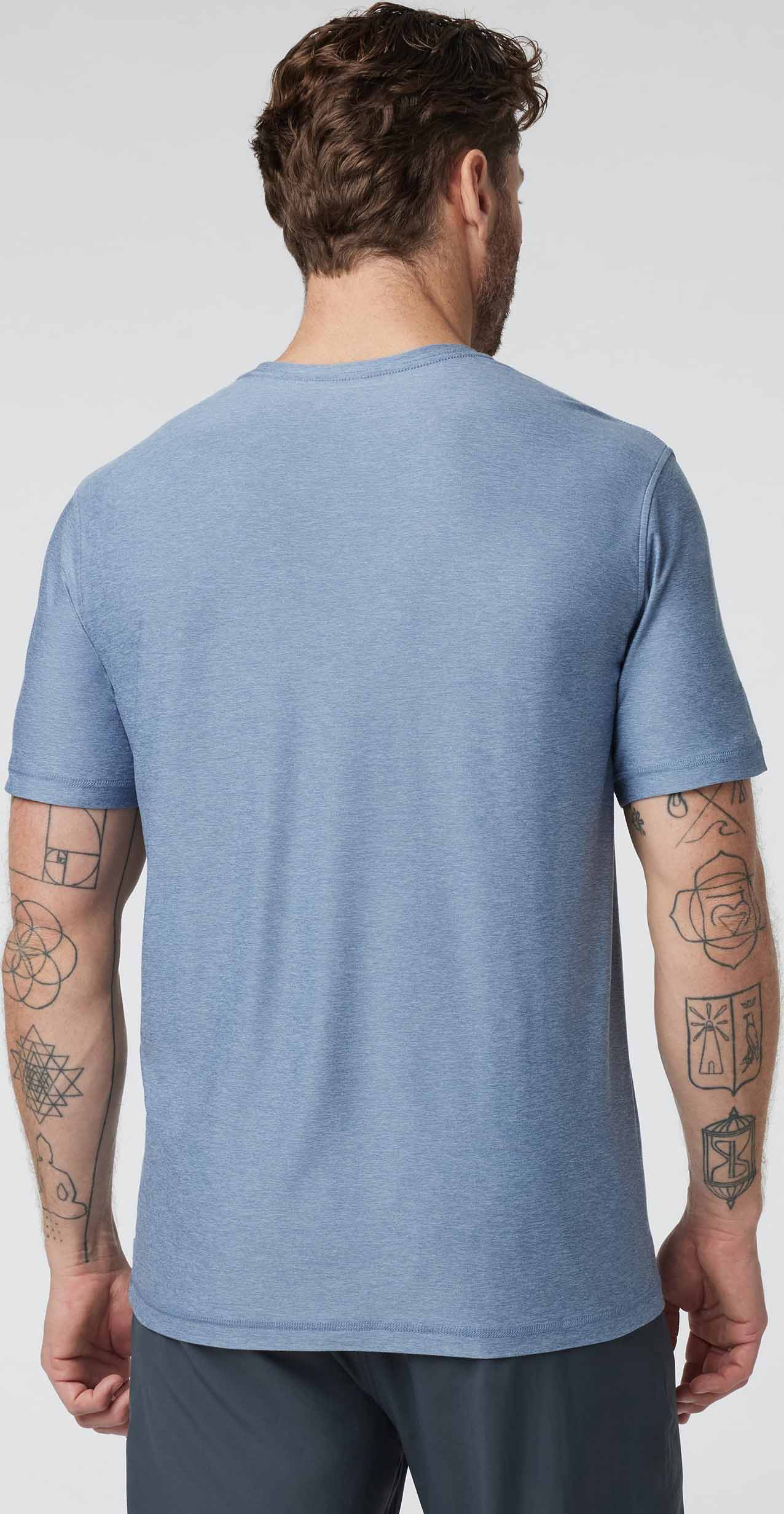 Strato Tech Tee Herre HTY/Chambray Heather