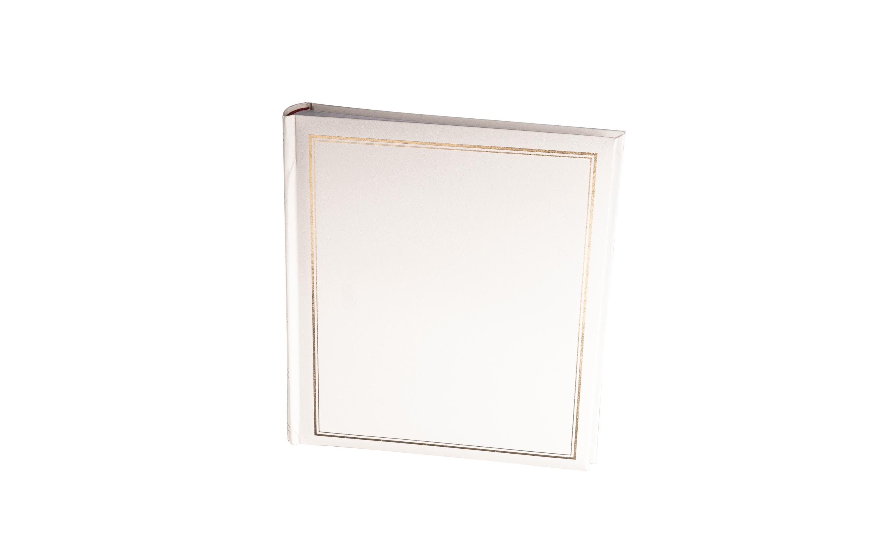 Fotoalbum Jumbo Album Big Vinyl 29 x 33 cm, WeissFotobuch für schöne Fotos und unvergessliche Erinnerungen