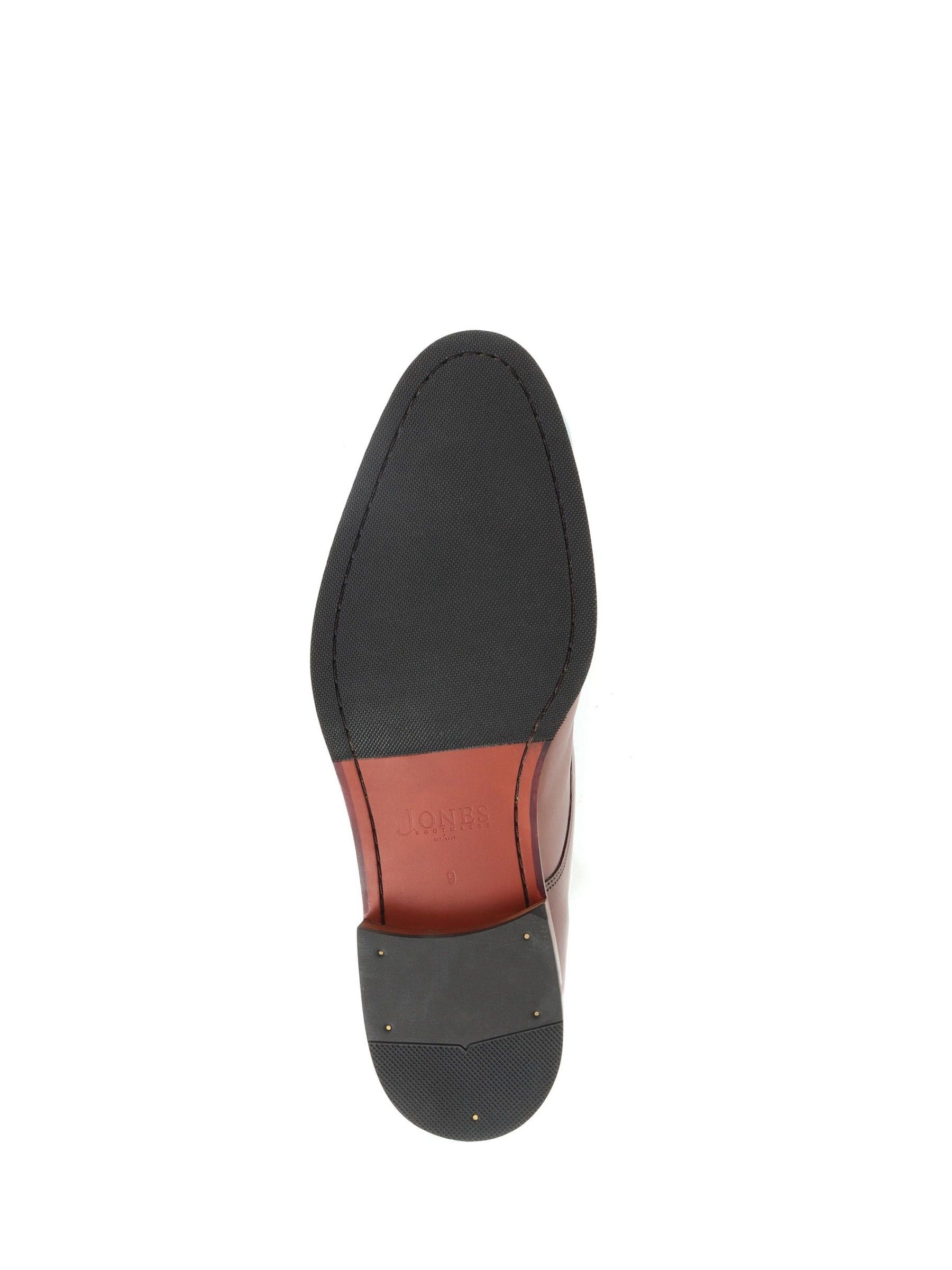 Bruin - Jones Bootmaker - Nathaniel - Leren schoenen met twee monniksbandjes
