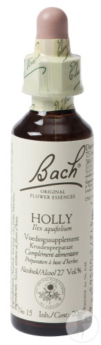 Fleurs De Bach Remedie 15 Holly/Houx 20ml