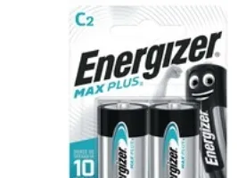 Batteri, Energizer Alkaline Max Plus, C, 1,5 V, 2 stk