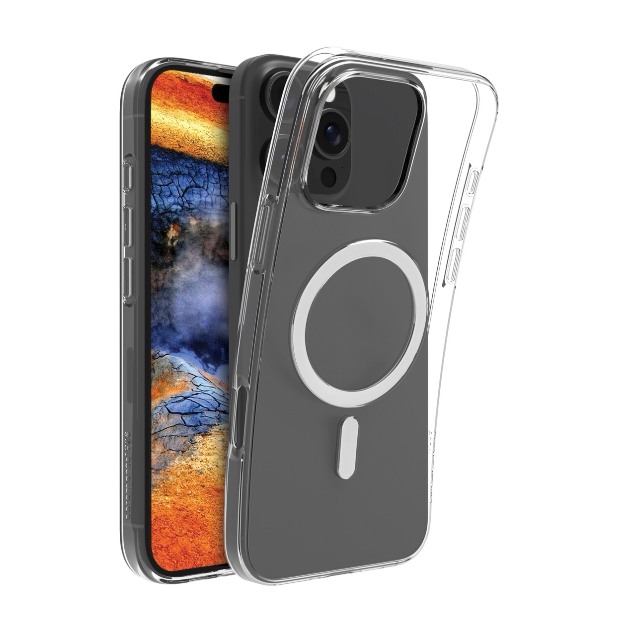 iPhone 16 Pro Max MagSafe Hardcase Hülle Greenland Pro Recycled (GP67CL006253) - Trasparent