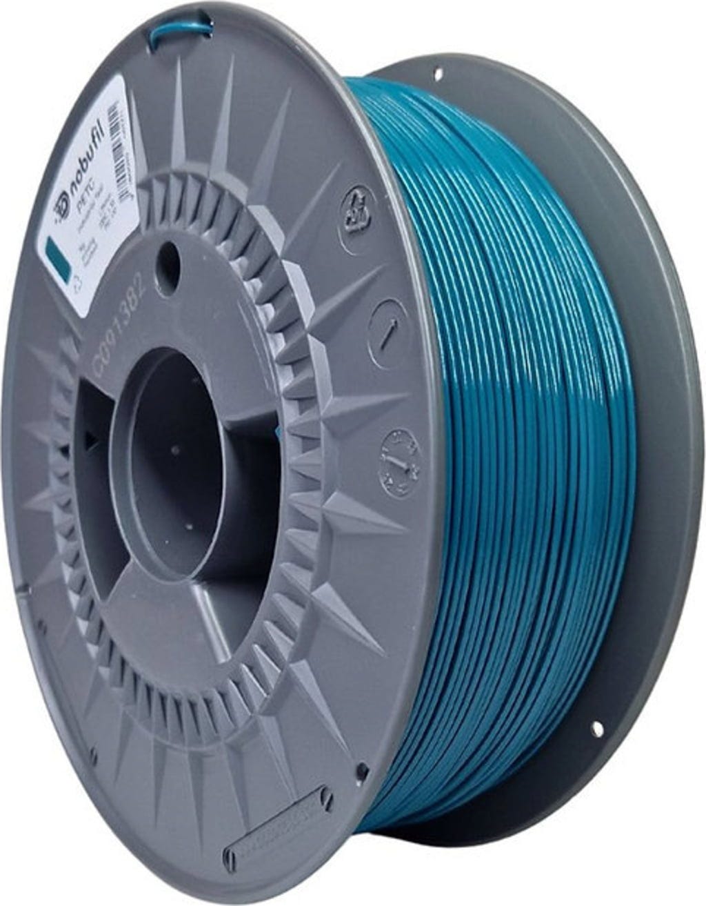 Nobufil  PETG Industrial Teal, 1,75 mm / 1000 g    Leicht zu druckendes PETG Filament aus recyceltem Kunststoffabfall
