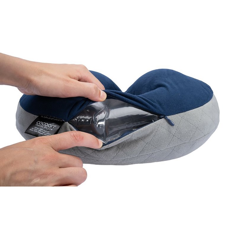 Cocoon Air Core Pillow UL Neck Galaxy Blue/Grey