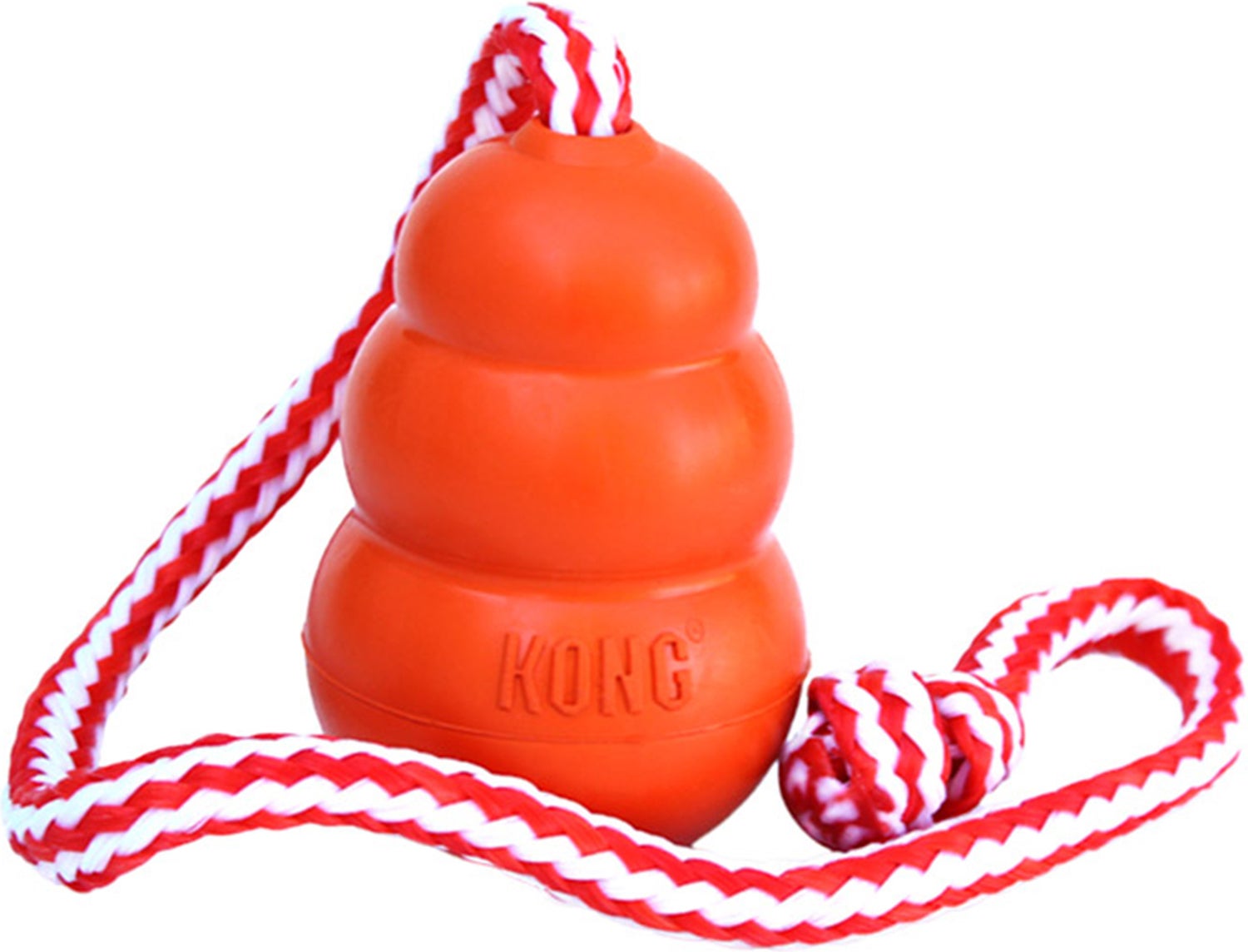 Kong hondenspeelgoed Aqua Cool drijvend touw medium oranje D 6 H 9 cm