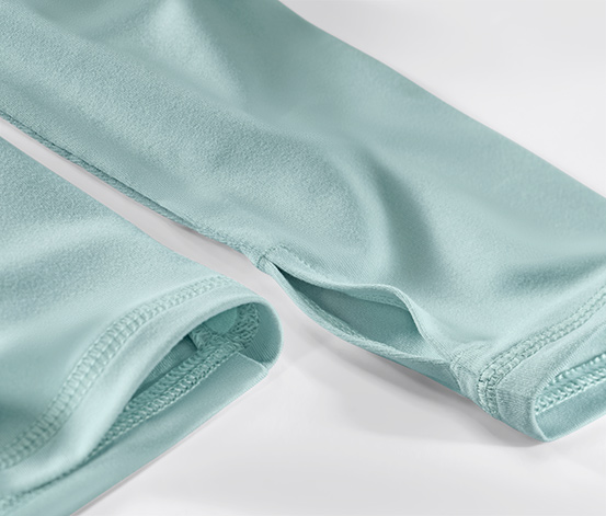 Langarm-Funktionsshirt, hellblau