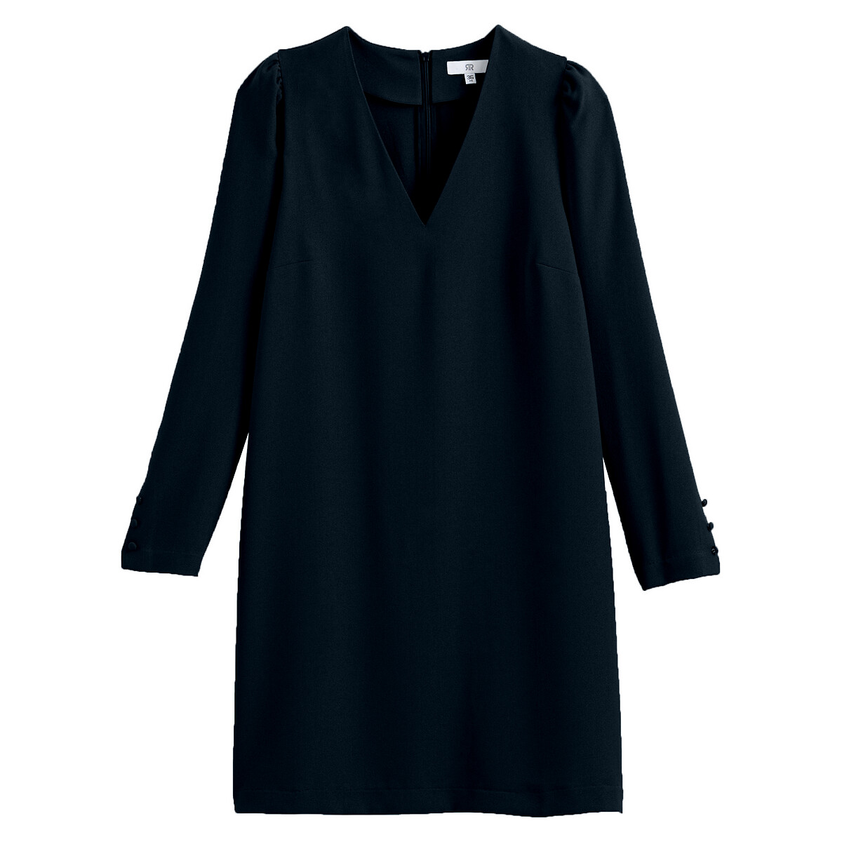 COLEÇÕES LA REDOUTE<br>Vestido reto em poliéster reciclado La Redoute x You