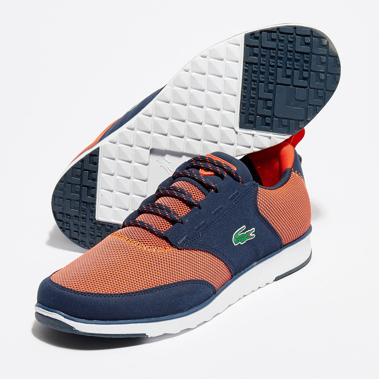 Lacoste Baskets L.Ight 317 1 rouge/bleu marine