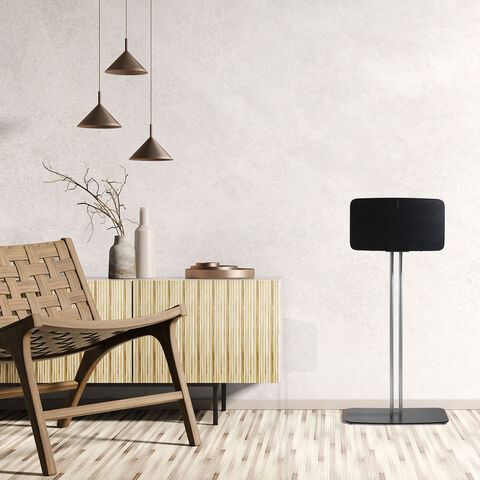 Mountson Premium Floor Stand for Sonos Five & PLAY:5 Zwart
