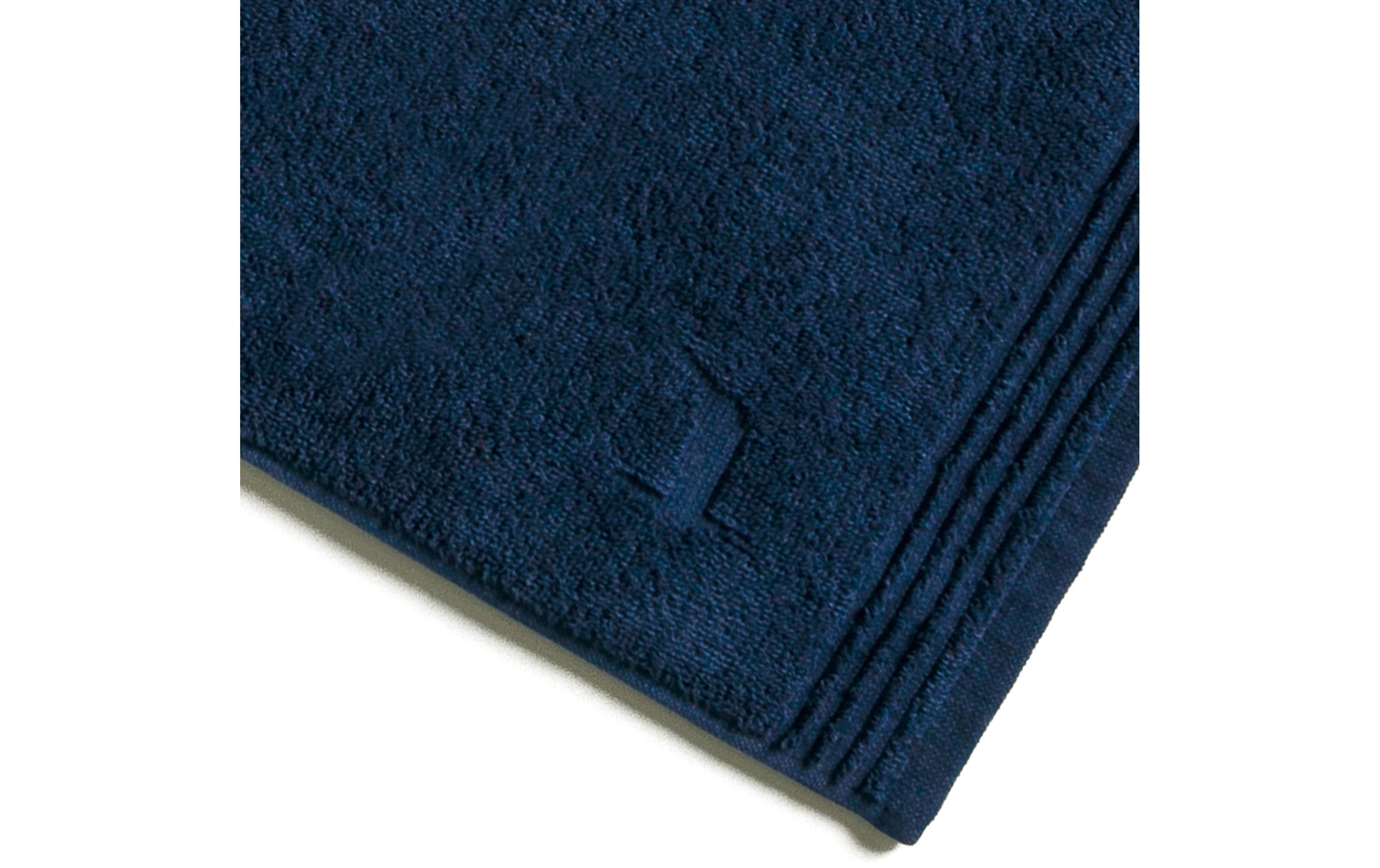 Badteppich Superwuschel 50 x 70 cm, MarineblauExtraweiche und voluminöse Duschvorlage