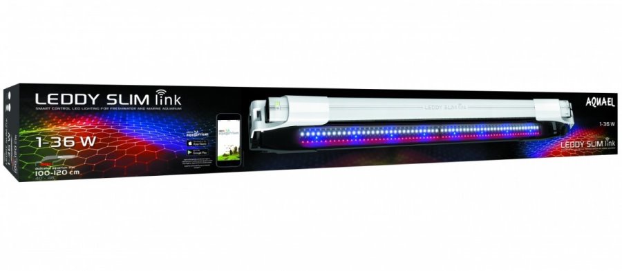 Aquael LEDDY SLIM LINK - 2.0 (100>120 cm) BRANCO