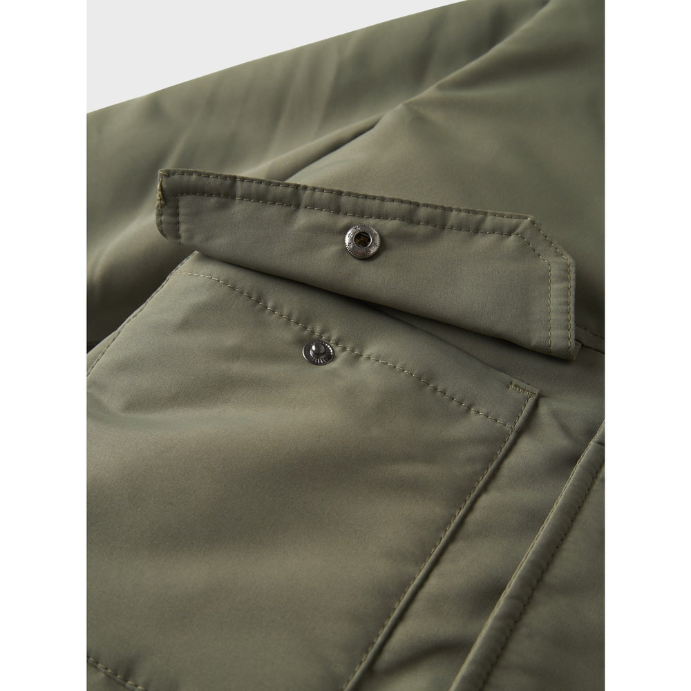 Køb Name It Dusty Olive Nmmmarlow Parka Jacket Pb Fo