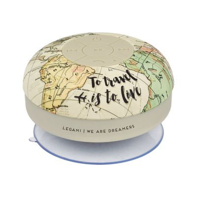 Legami - Haut-parleur bluetooth waterproof - motif map