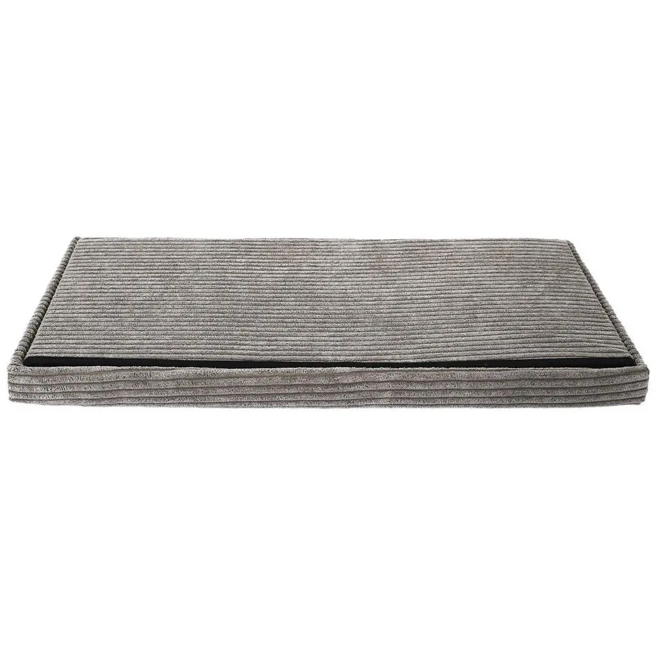 Home Deco Poef - Cocoonen - MDF/polyester - taupe - 76 x 38 cm