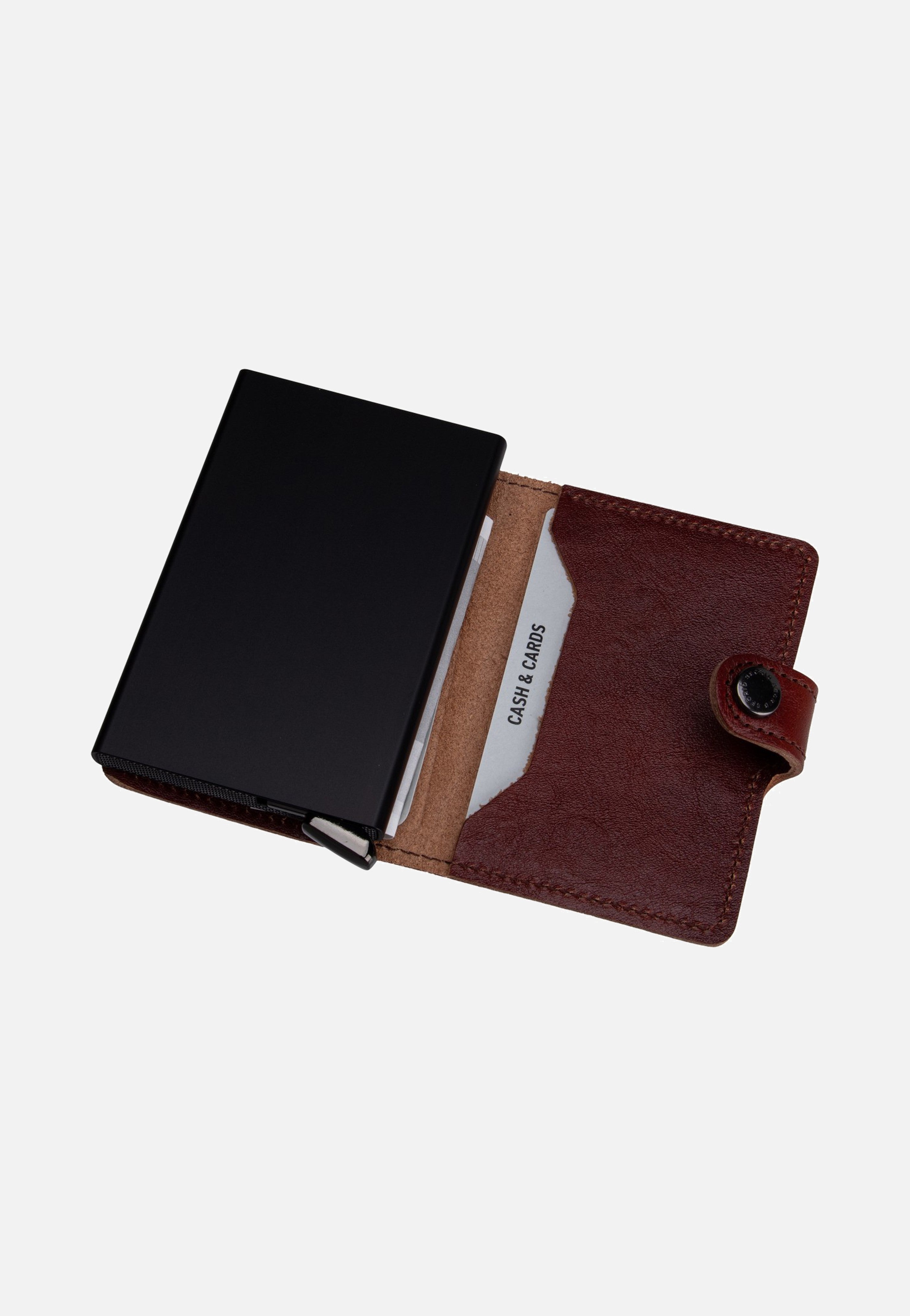 Premium Miniwallet+ Basco Brown - Portemonnaie