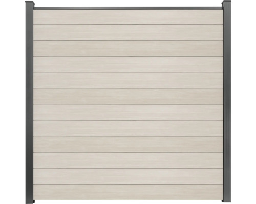 Hoofdelement GroJa BasicLine smal insteeksysteem zonder palen 180 x 180 cm Sheffield Oak