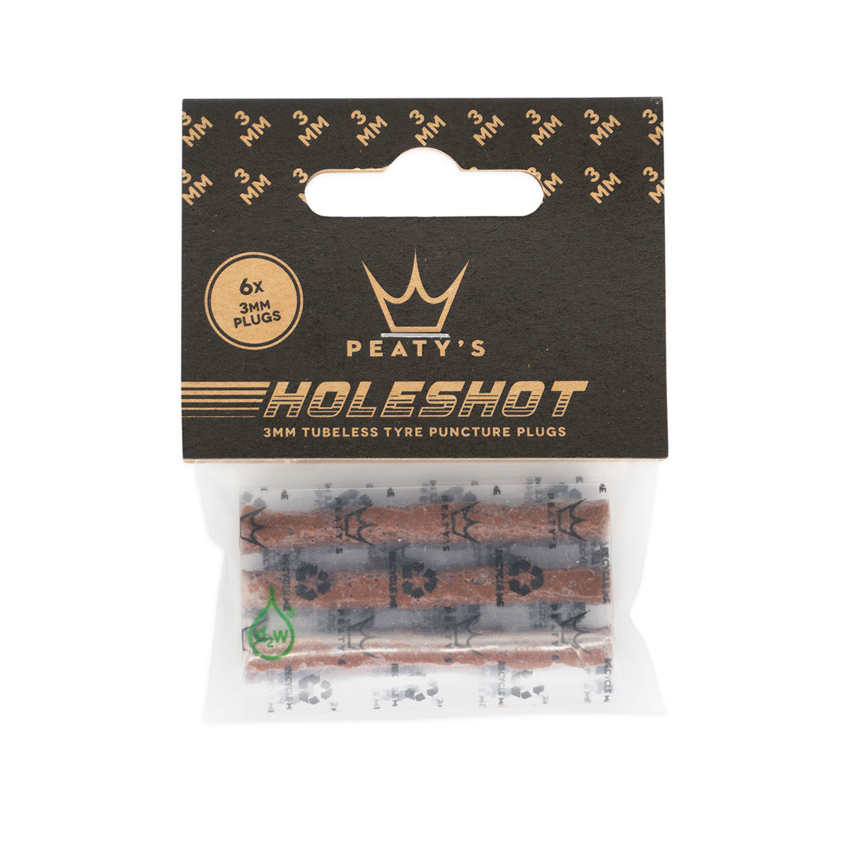 Peaty's Holeshot Tubeless Puncture Plugger Refill Pack 6x 3mm