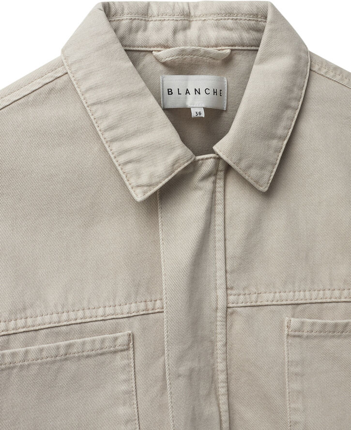 Blanche Dalles-BL Jacket Oxford tan