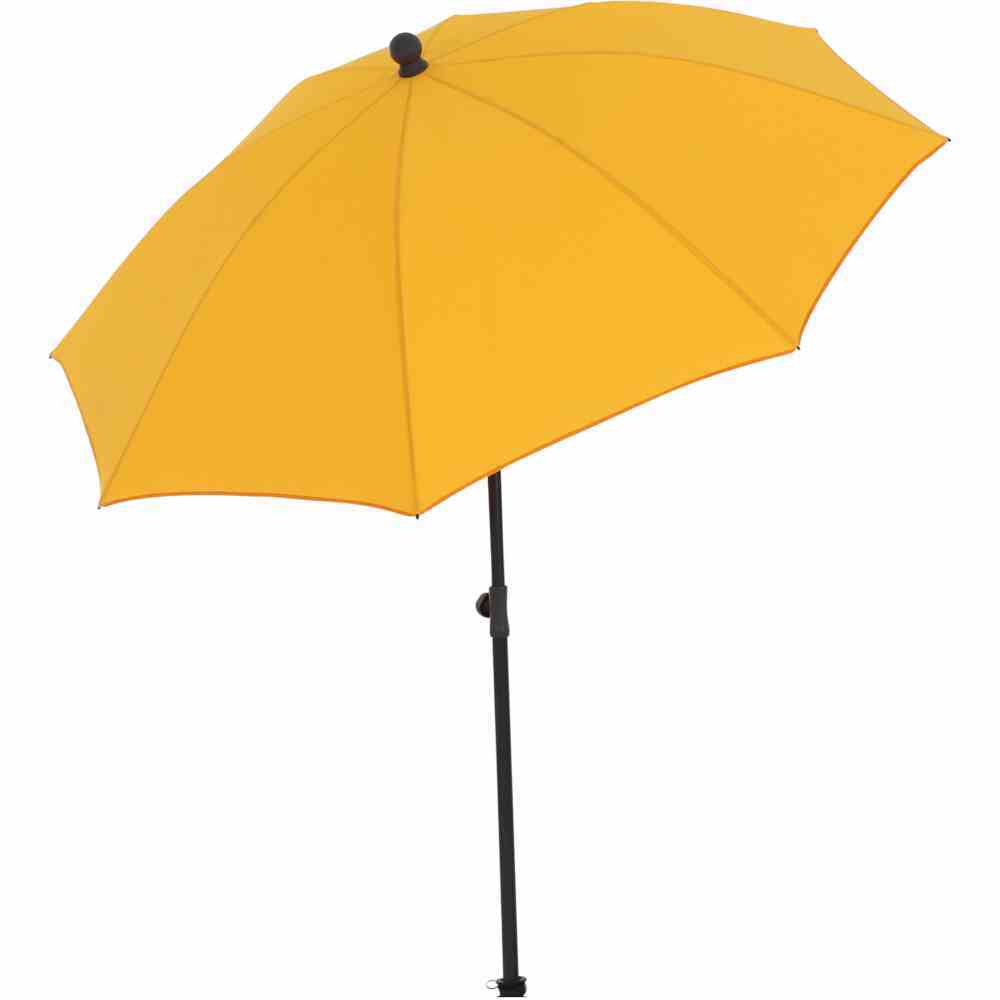 Sonnenschirm - gelb - rund - Ø 180 cm
