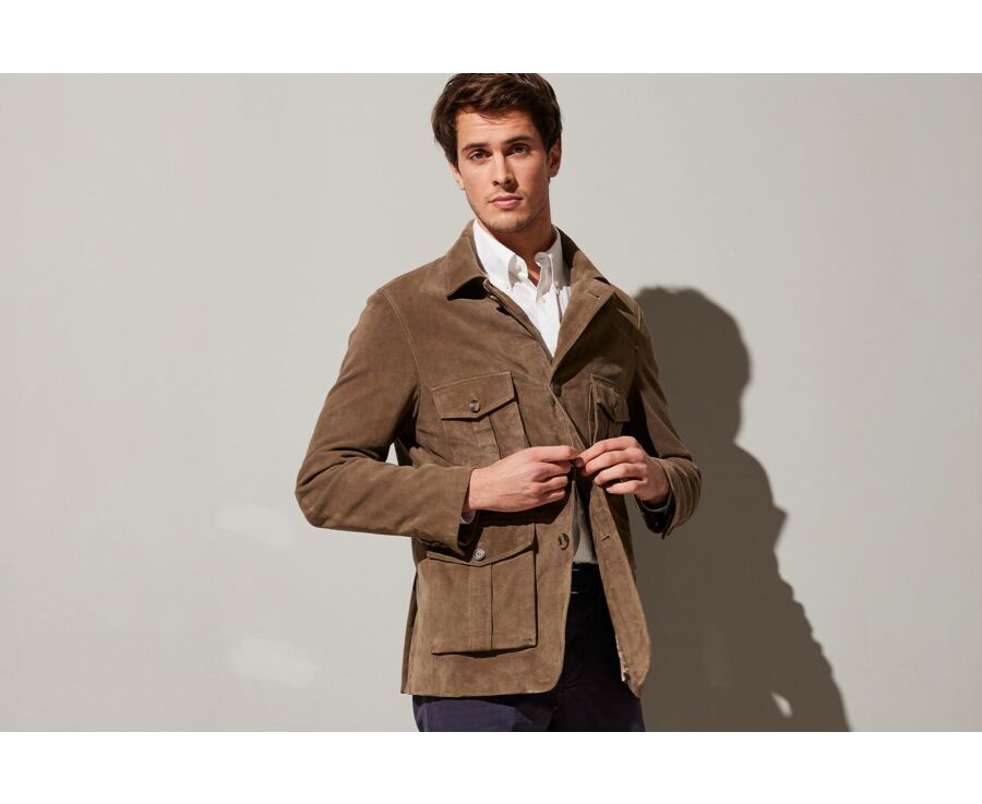 Veste saharienne homme Kaki - FRÉMOND