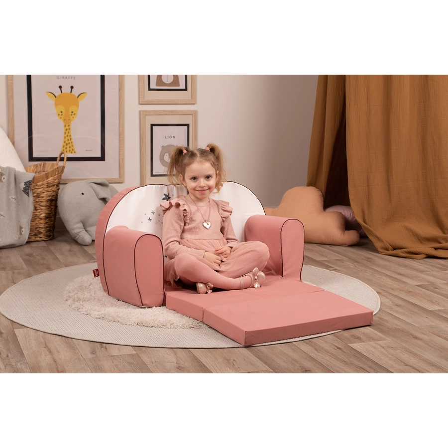 knorr toys® Kindersofa - Löwe Leo rose
