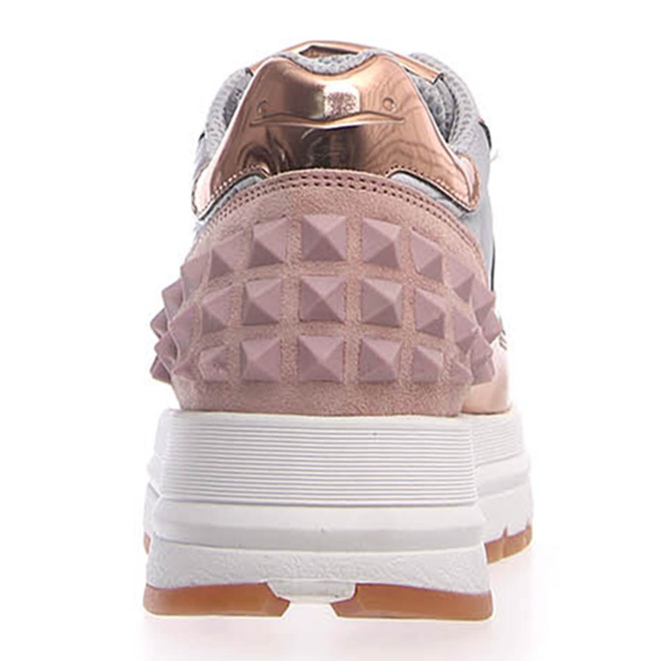 Voile Blanche Baskets en Cuir Maran roses